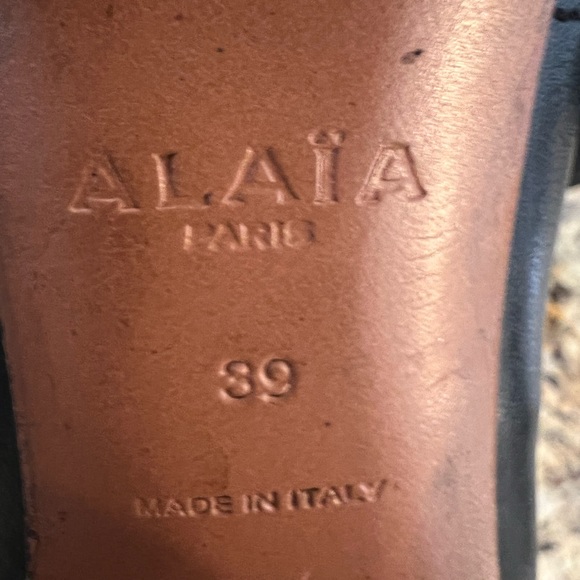 Alaia leather boots size 39 - worn 3 times - Picture 4 of 12